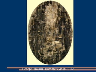 George BRAQUE. Hombre y violin. 1912
 