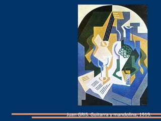 Juan GRIS. Guitarra y mandolina, 1919.
 