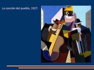 La canción del pueblo, 1927.
 
