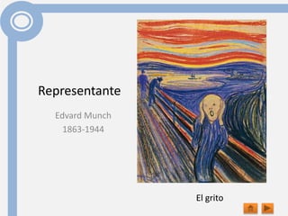 Representante
Edvard Munch
1863-1944
El grito
 