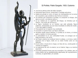 El Profeta. Pablo Gargallo. 1933. Cubismo
 
