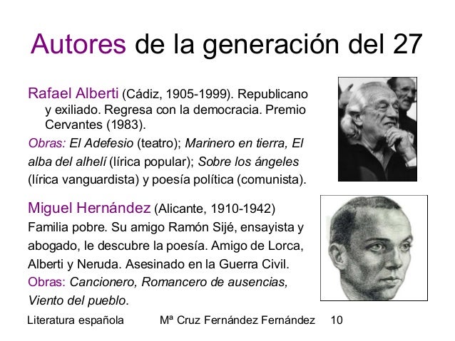 Vanguardias y generación del 27