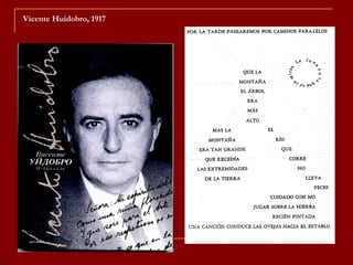 Vicente Huidobro, 1917
 