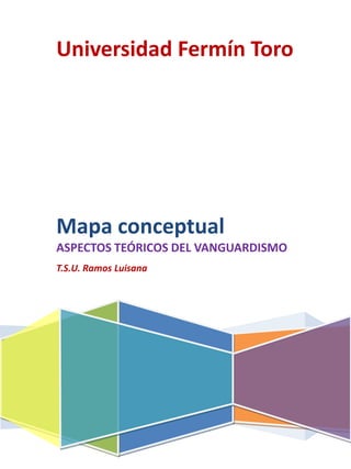 Universidad Fermín Toro




Mapa conceptual
ASPECTOS TEÓRICOS DEL VANGUARDISMO
T.S.U. Ramos Luisana
 