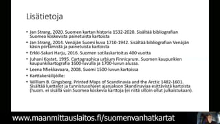 Suomen vanhat kartat