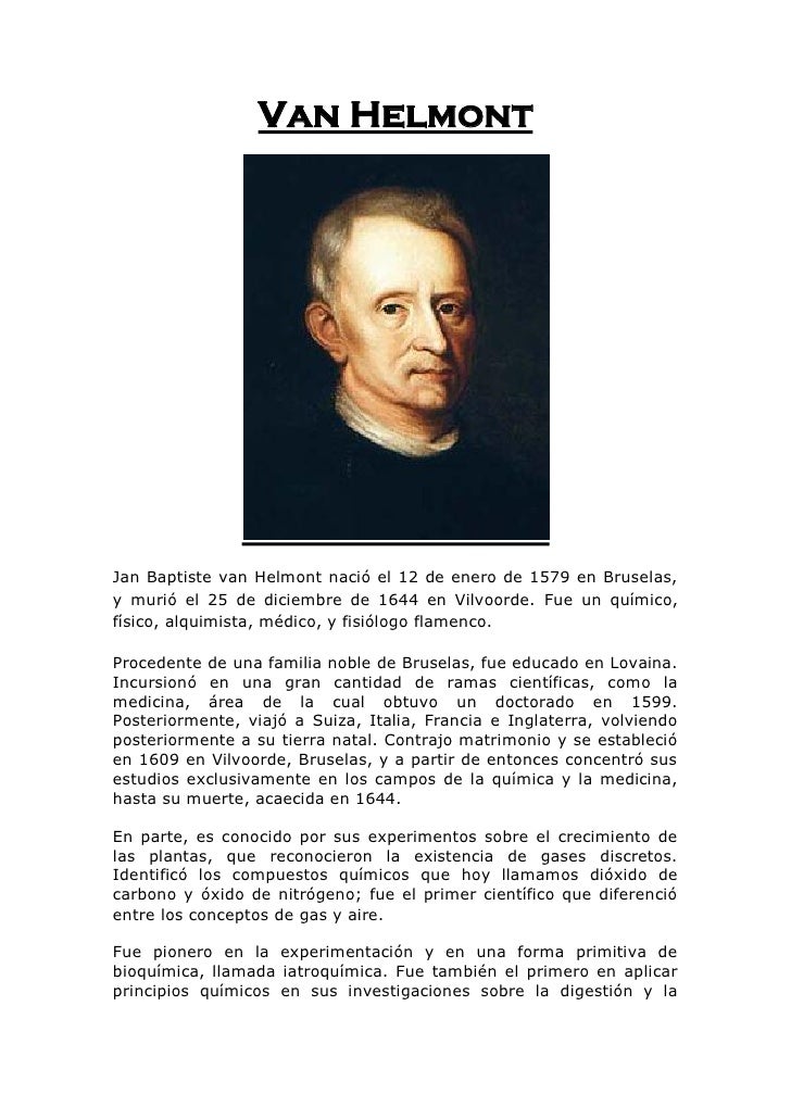 Van Helmont by Jesús