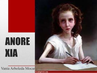 ANORE
XIA
Vania Arboleda Mocarro