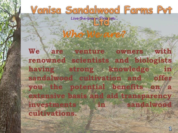 Vanisa Sandalwood Farms Pvt Ltd