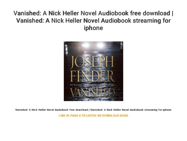Vanished A Nick Heller Novel Audiobook Free Download Vanished A N