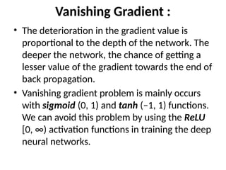 so, what is vanishing exploding gradient? - improving... Vanishing_Exploding_Gradients........... | PPTX