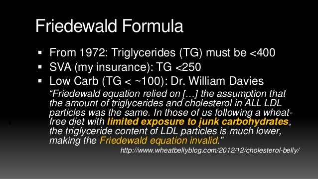 friedewald equation