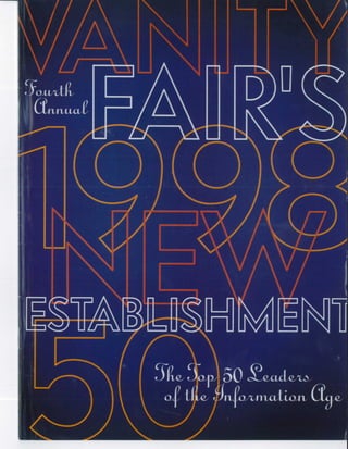 Vanity Fair | The New Establishment (1998)