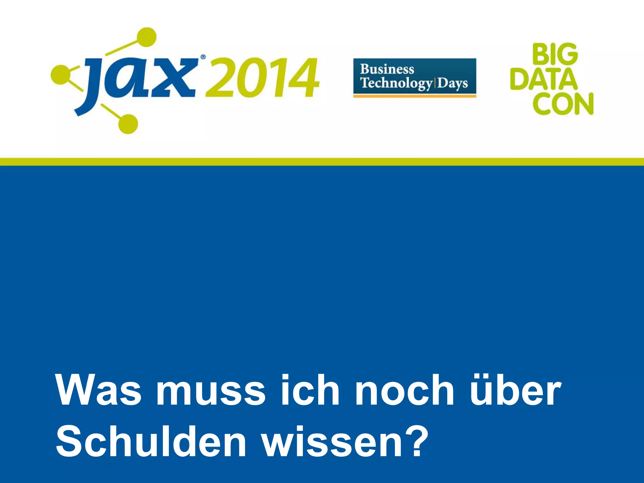 Was muss ich noch über
Schulden wissen?
 