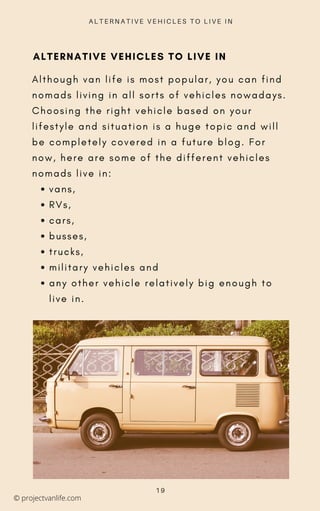 Van Life Basics Pdf