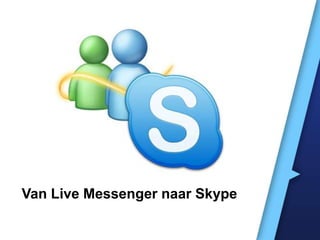 Van Live Messenger naar Skype
 