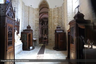 Chapelle axiale dite du Saint-Sacrement.

 