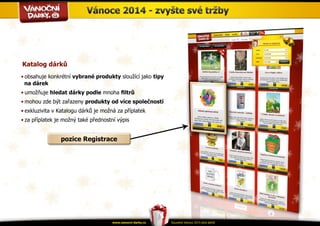 Prezentace projektu Vanocni-darky.cz 2014
