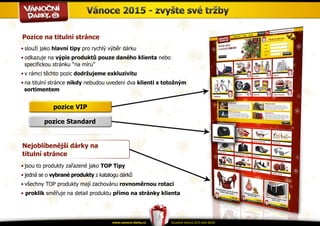Vánoční-dárky.cz - Prezentace 2015