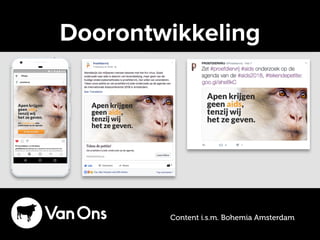 Van Ons WordPress Case Proefdiervrij.nl