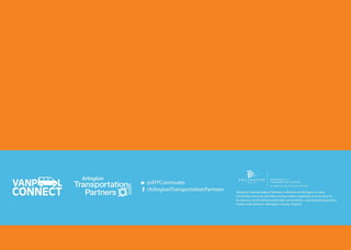 Vanpool Formation Guide - Arlington Transportation Partners