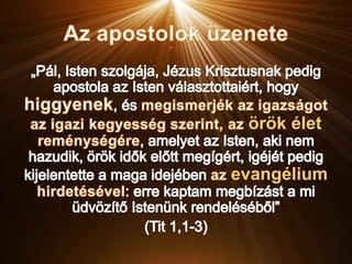 örök élet
evangélium
 