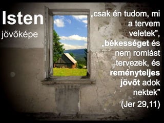 Isten
jövőképe
 