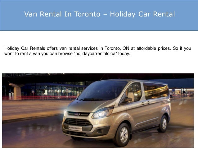 affordable van for rent