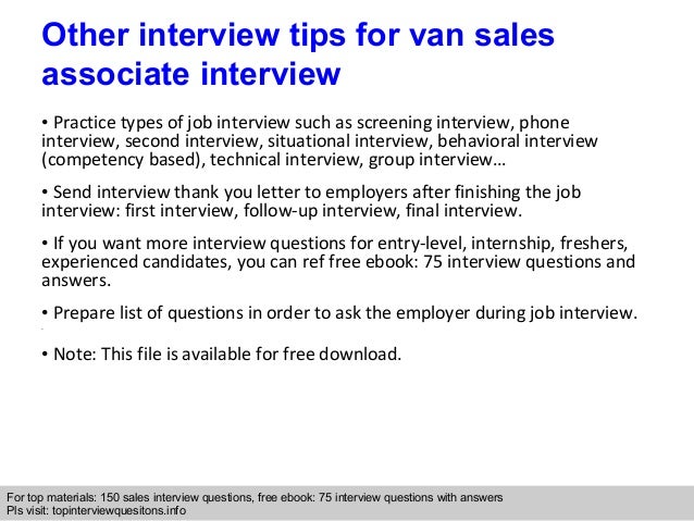 vans sales associate job