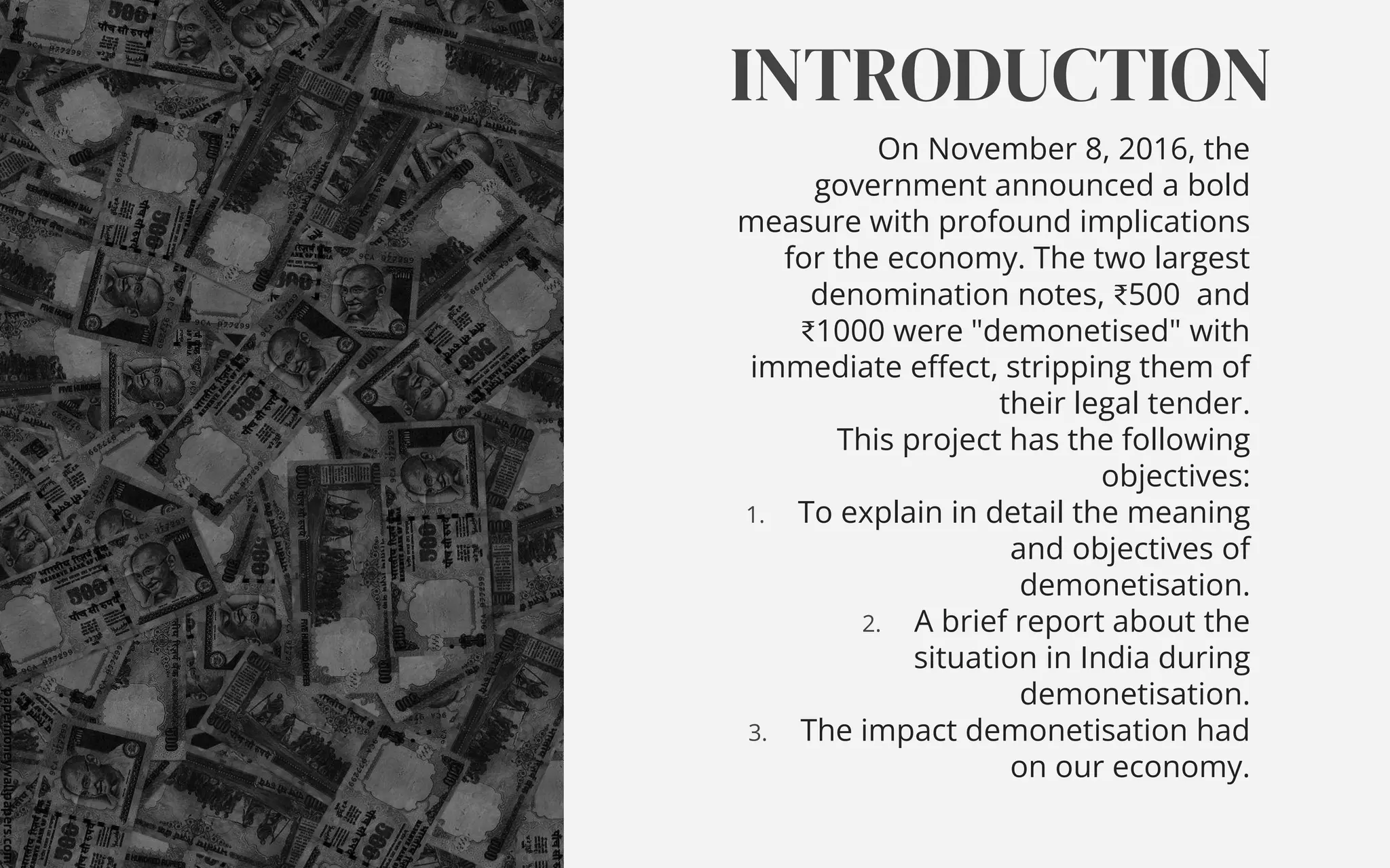 Demonetisation Project.pdf analysis demonetisation in india project | PDF