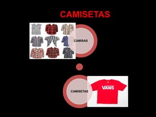 CAMISETAS
CAMISAS
CAMISETAS
 