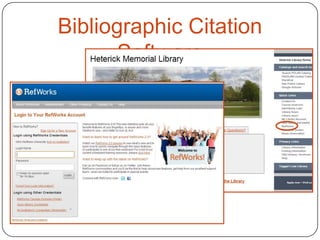 Bibliographic Citation
Software

 