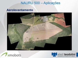 NAURU 500 – Aplicações

Aerolevantamento
 