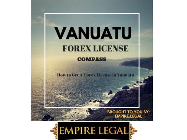 Vanuatu forex license cost