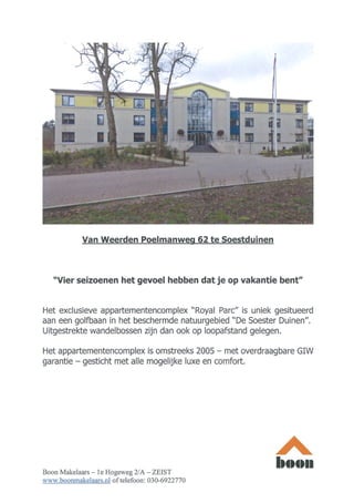 Van Weerden Poelmanweg 62 (www.boonmakelaars.nl)