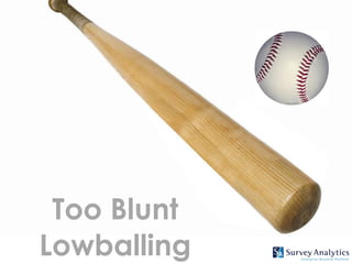 Too Blunt
Lowballing
 