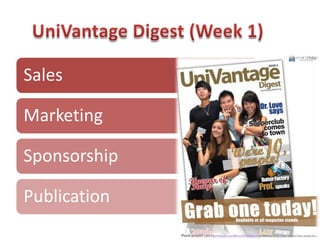 UniVantageDigest (Week 1)