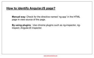 Vulnerability Assessment Of Angular JS | PPTX | Web Development | Internet
