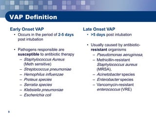 Ventilator associated pneumonia . Egyptian review | PDF