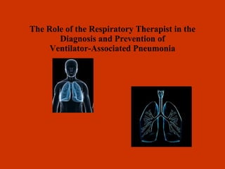 The Role of the Respiratory Therapist in the Diagnosis and Prevention of Ventilator-Associated Pneumonia 