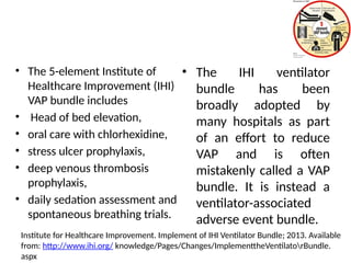 5 element vap bundle Elements of VAP BUNDLE Follow @nursingnotesanddiagramhelp #nursingno main image 0