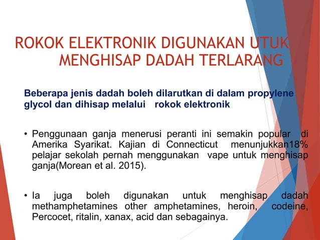 VAPE BAHAYA UNTUK KESIHATAN SEMUA GOLONGAN UMUR DI MALAYSIA | PPTX