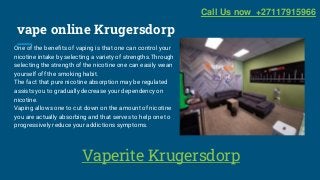 vape online Krugersdorp
One of the benefits of vaping is that one can control your
nicotine intake by selecting a variety of strengths.Through
selecting the strength of the nicotine one can easily wean
yourself off the smoking habit.
The fact that pure nicotine absorption may be regulated
assists you to gradually decrease your dependency on
nicotine.
Vaping allows one to cut down on the amount of nicotine
you are actually absorbing and that serves to help one to
progressively reduce your addictions symptoms.
Vaperite Krugersdorp
https://vaperitekrugersdorp.page.link/6RQi
https://vaperitekrugersdorp.page.link/fu7j
https://vaperitekrugersdorp.page.link/iho8
https://vaperitekrugersdorp.page.link/DSF9
https://vaperitekrugersdorp.page.link/2qXj
https://vaperitekrugersdorp.page.link/cCfm
https://vaperitekrugersdorp.page.link/4D6z
https://vaperitekrugersdorp.page.link/xEYL
https://vaperitekrugersdorp.page.link/X1xy
https://vaperitekrugersdorp.page.link/vn1s
https://vaperitekrugersdorp.page.link/MEGs
https://vaperitekrugersdorp.page.link/RKxq
https://vaperitekrugersdorp.page.link/AmFB
https://vaperitekrugersdorp.page.link/kqza
Call Us now +27117915966
 