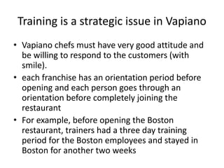 Vapiao Example Case of Vapiano | PPTX