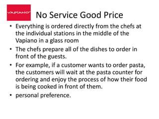 Vapiao Example Case of Vapiano | PPTX