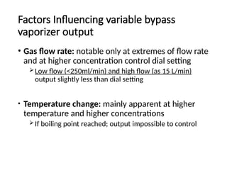 Vaporizer and Inhalational Anesthetics [Autosaved].pptx
