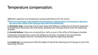 Temperature Compensating Vaporizers | PPTX