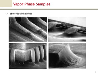 Vapor Phase Samples

 SEM Solder Joints Samples




                              31
 