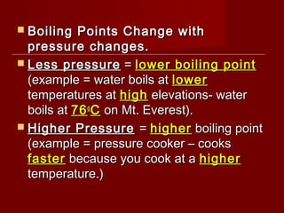 Boiling Point Examples