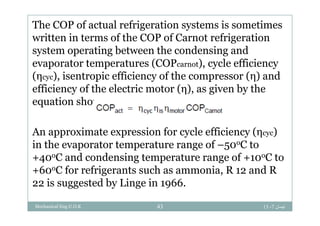 Vapour compression refrigeration system | PDF