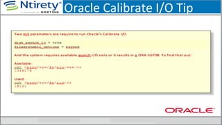 Oracle	
  Calibrate	
  I/O	
  Tip	
  
 